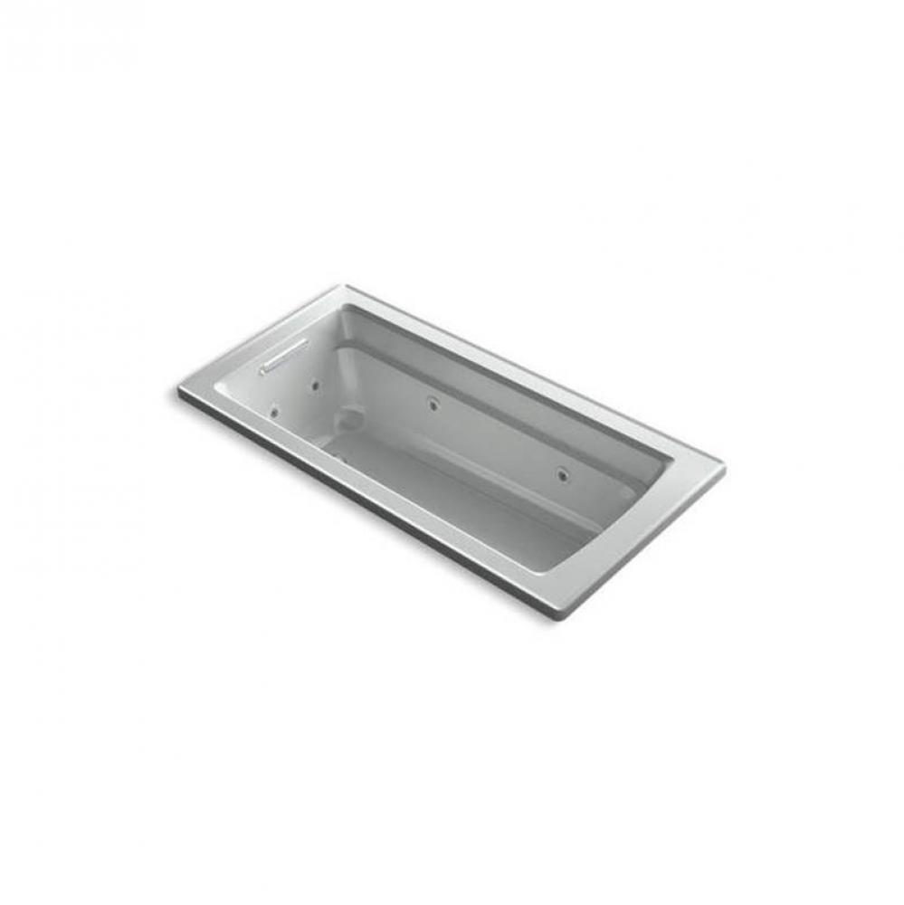 Archer® 66'' x 32'' drop-in whirlpool bath with Bask® heated surface