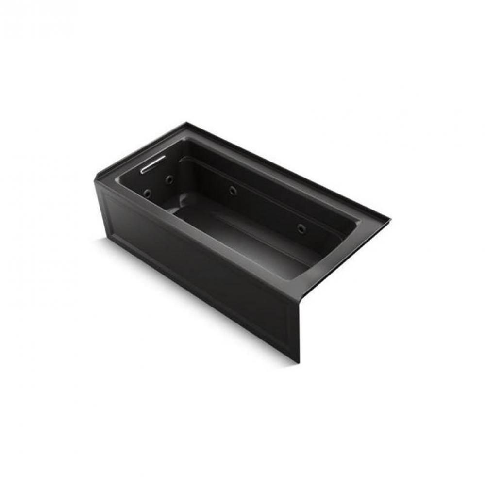 Archer® 66'' x 32'' alcove heated whirlpool, left hand