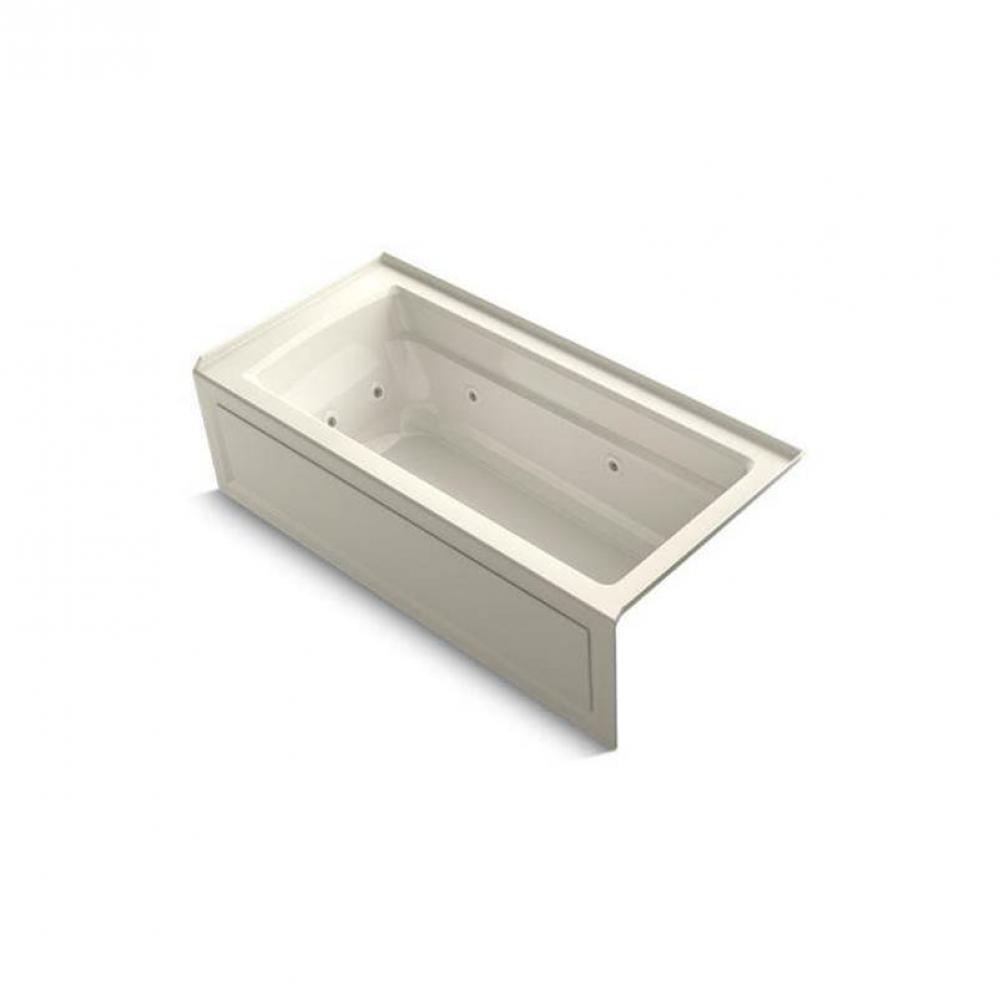 Archer® 66'' x 32'' alcove heated whirlpool, right drain