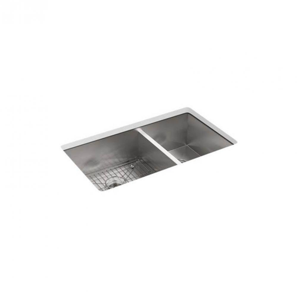 Vault™ 33'' top-/undermount double-bowl kitchen sink