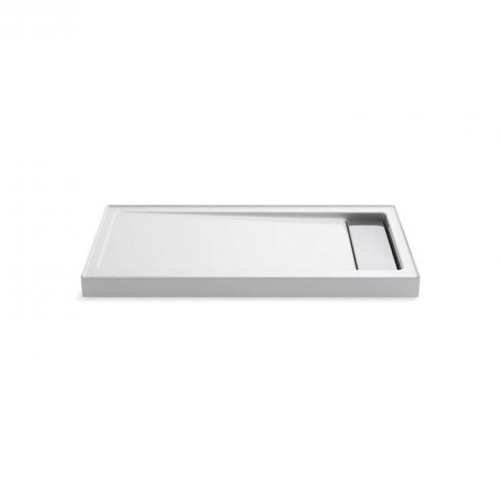 Bellwether® 60'' x 32'' alcove shower base, right drain