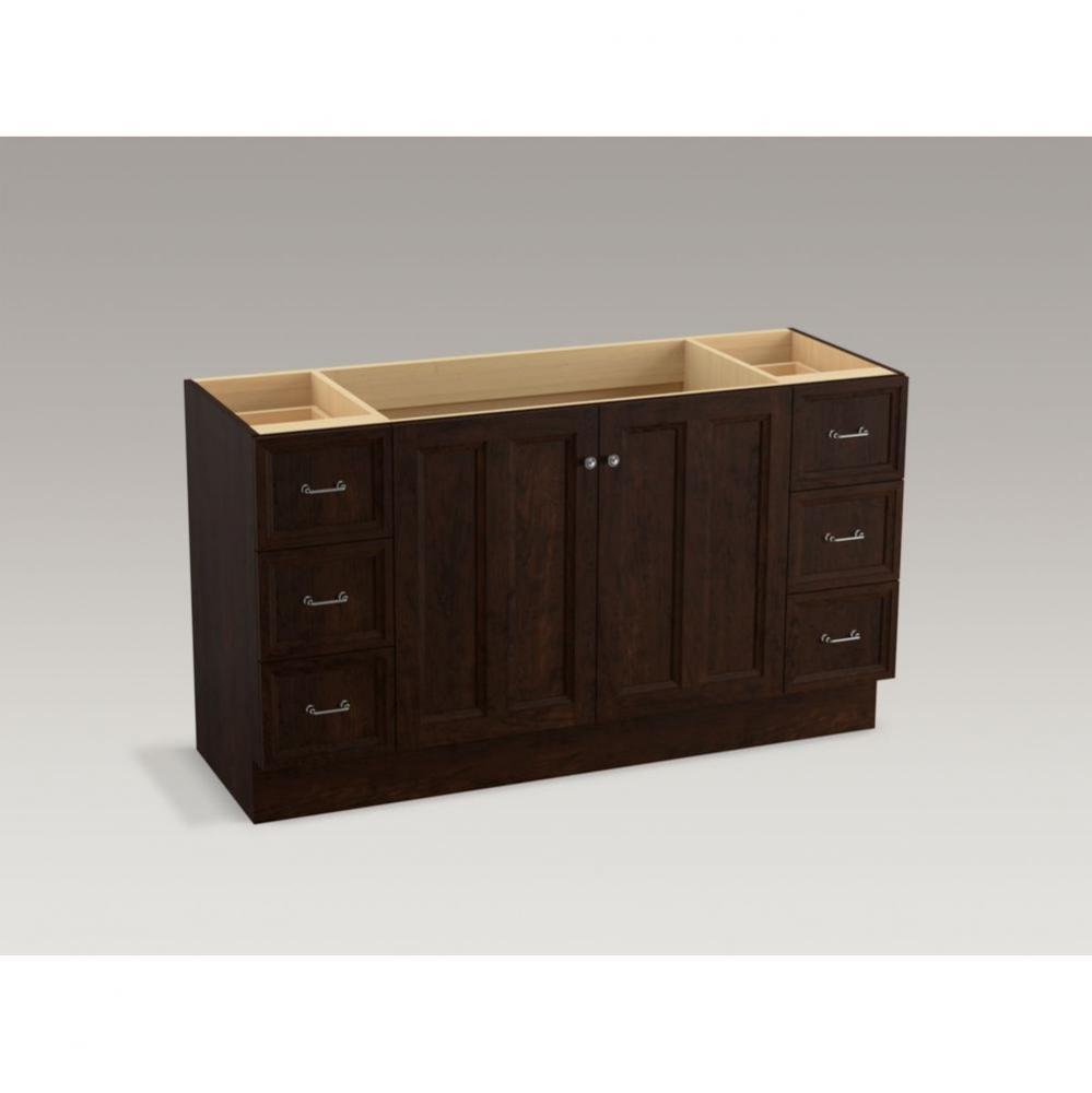 Damask™ Vanity, 60 2 Dr 6 Dwr Toe Kick