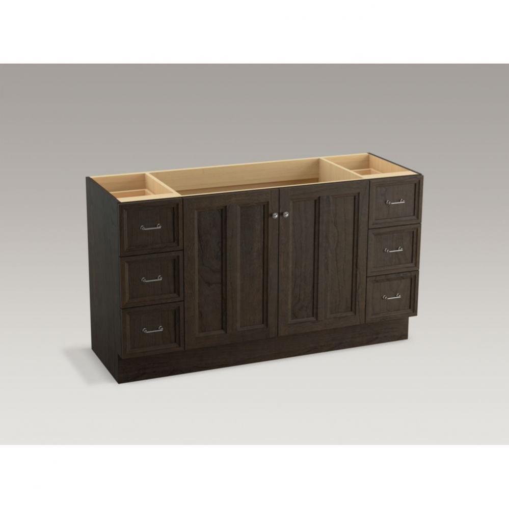 Damask™ Vanity, 60 2 Dr 6 Dwr Toe Kick