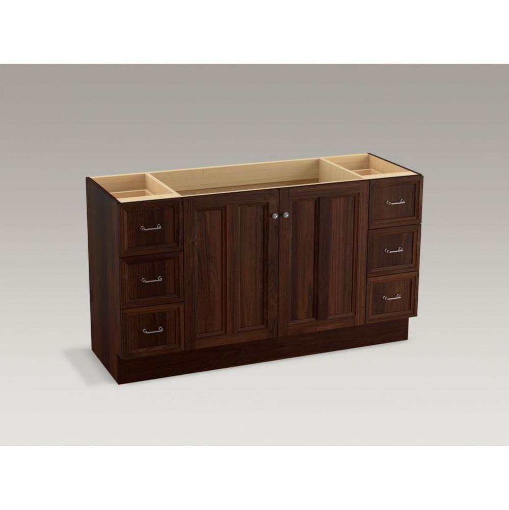 Damask™ Vanity, 60 2 Dr 6 Dwr Toe Kick