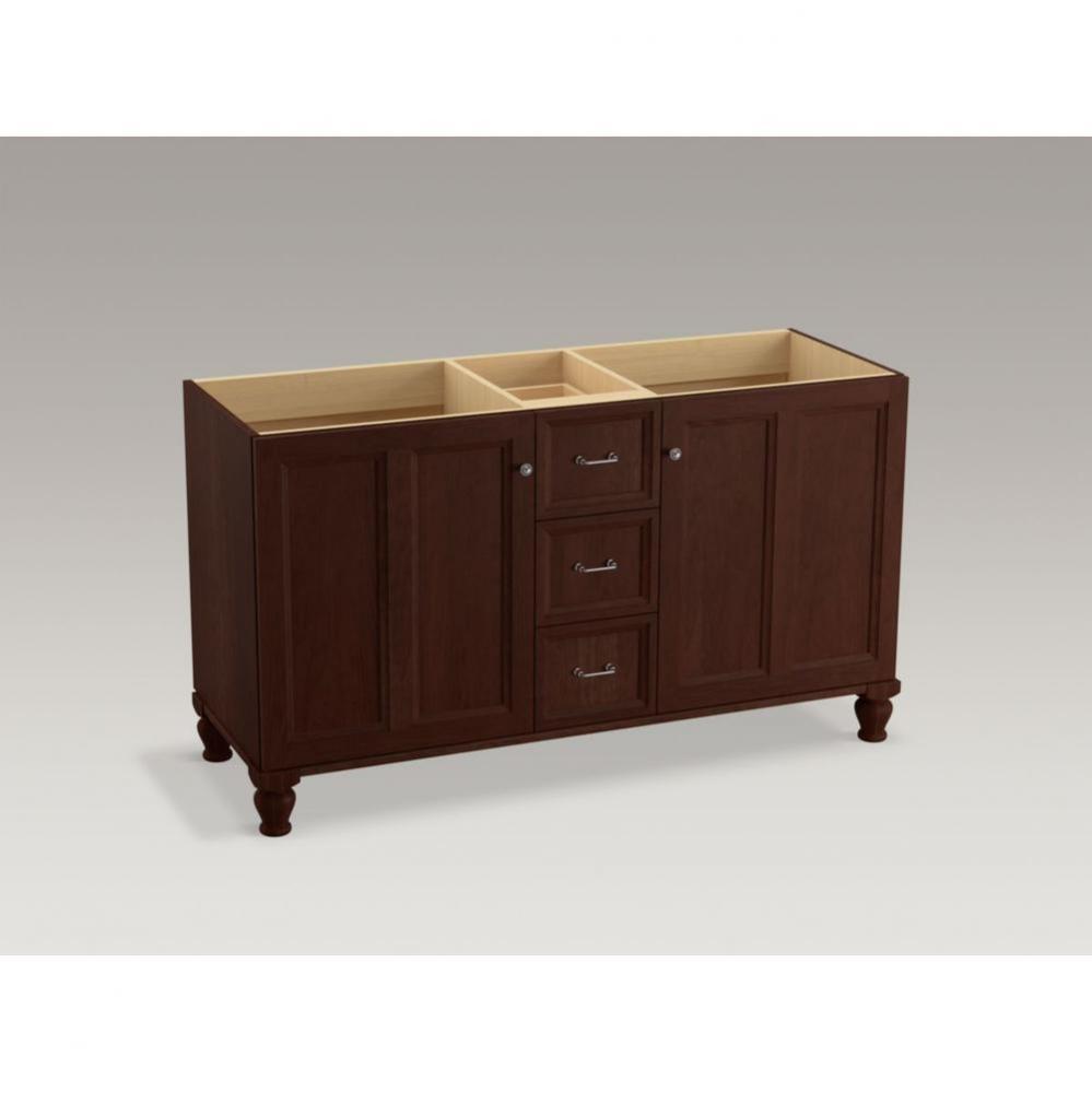 Damask™ Vanity, 60 2 Door 4 Dwr Legs