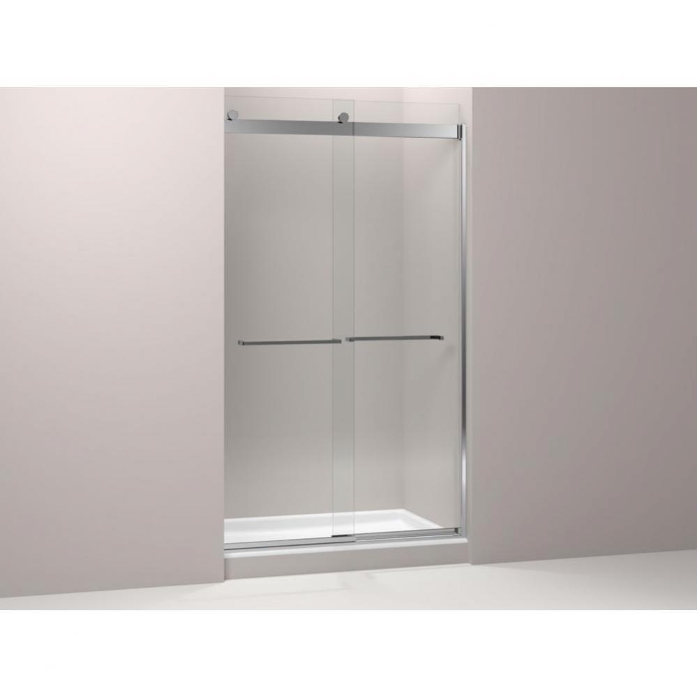 Levity® Sliding shower door, 82'' H x 44-5/8 - 47-5/8'' W, with 3/8'