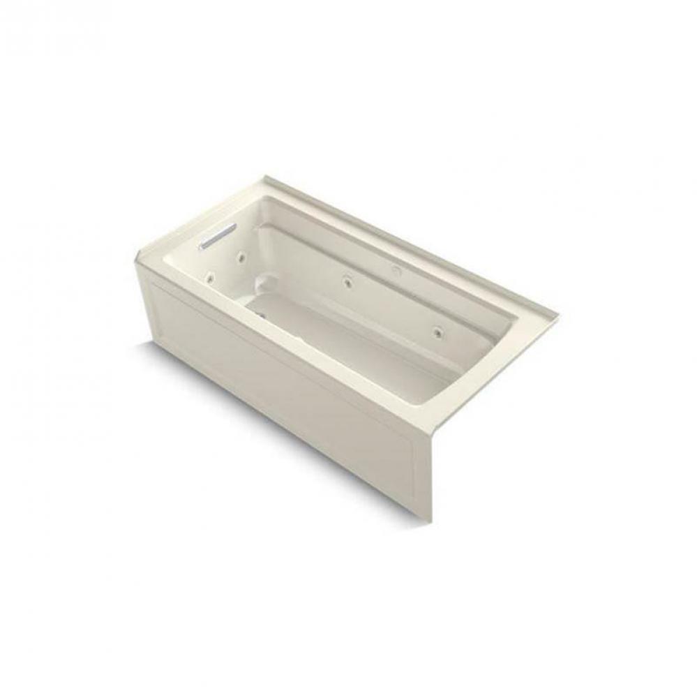 Archer® 66'' x 32'' alcove Heated BubbleMassage™ air bath and whirlpool