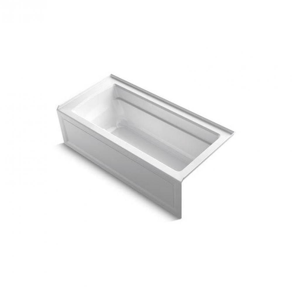 Archer® 66'' x 32'' alcove Heated BubbleMassage™ air bath with Bask
