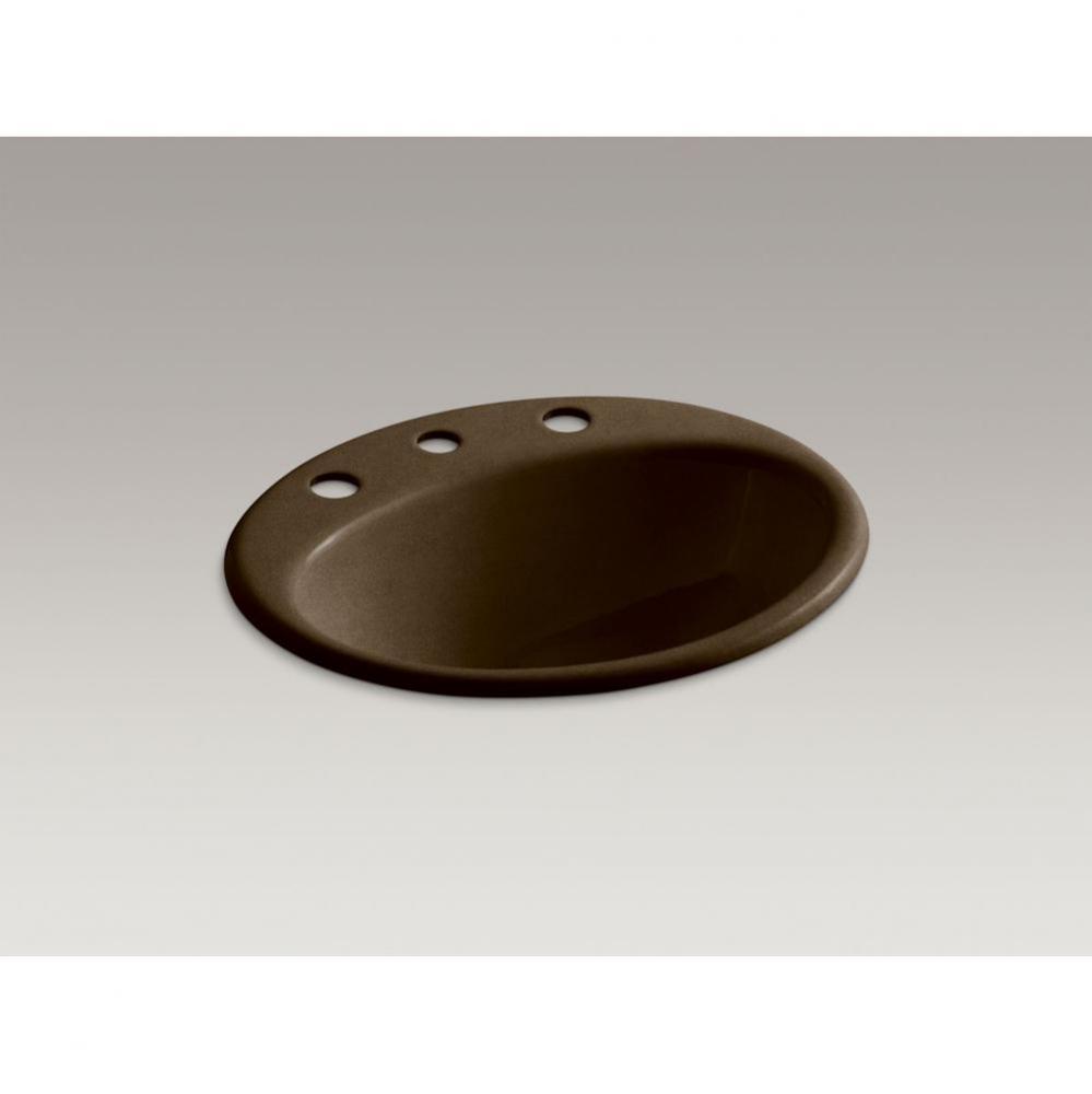 Farmington® Drop-in bathroom sink with 8'' widespread faucet holes