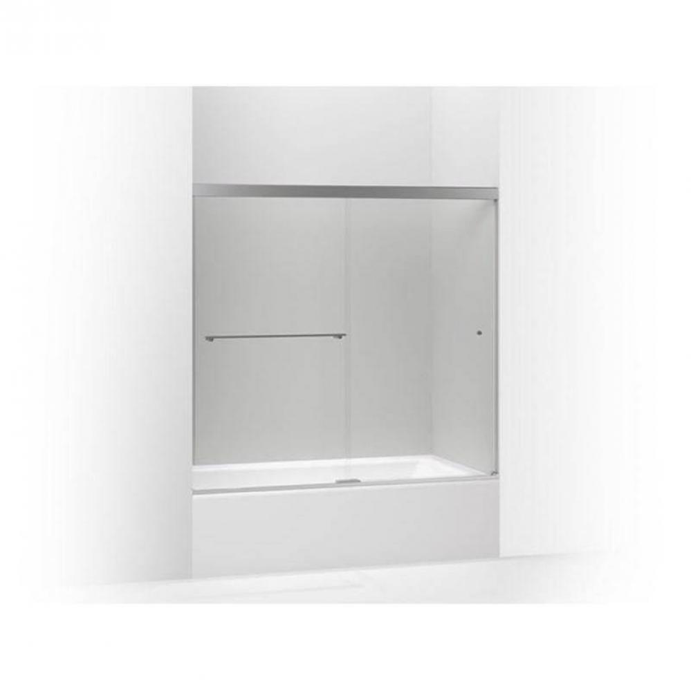 Revel® 62'' H sliding bath door with 5/16''-thick glass