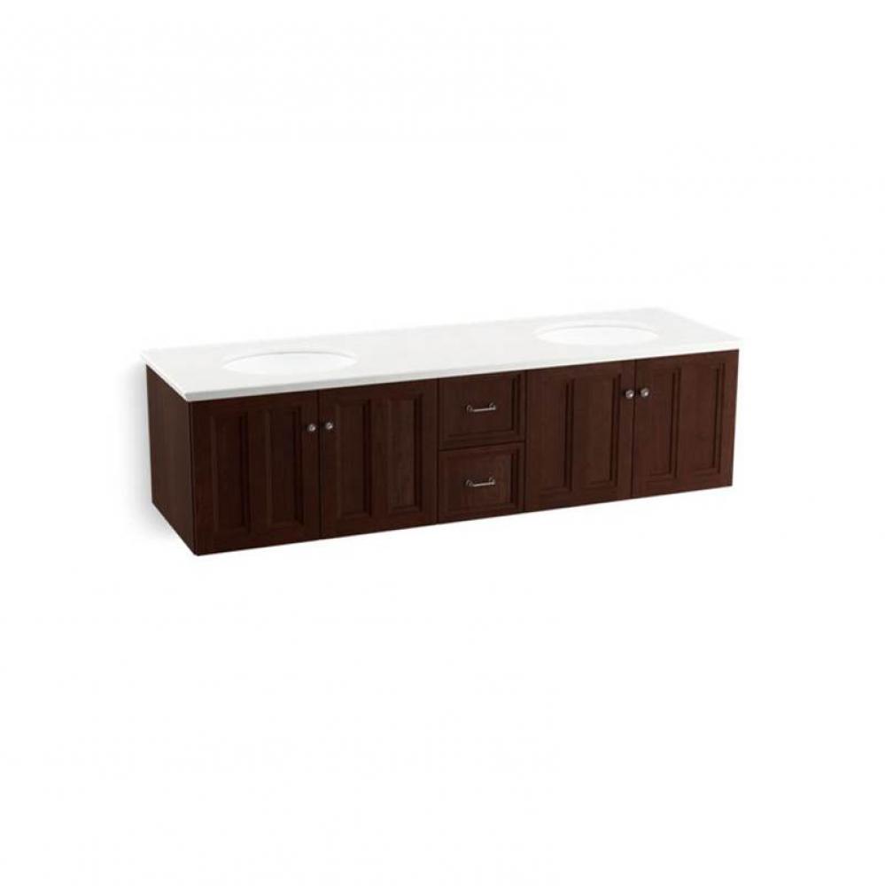 Damask™ Vanity, 72, 4 Door, 2 Drawer
