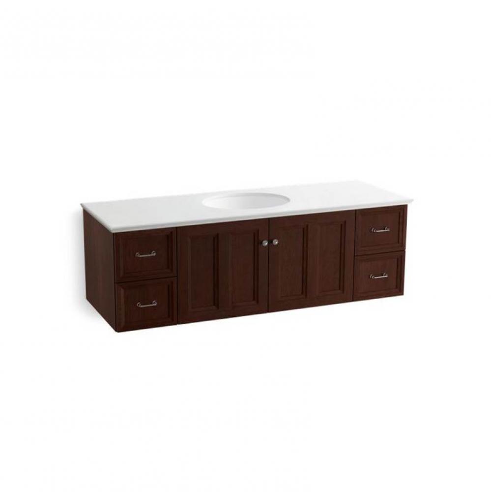 Damask™ Vanity, 60, 2 Door, 2 Drawer