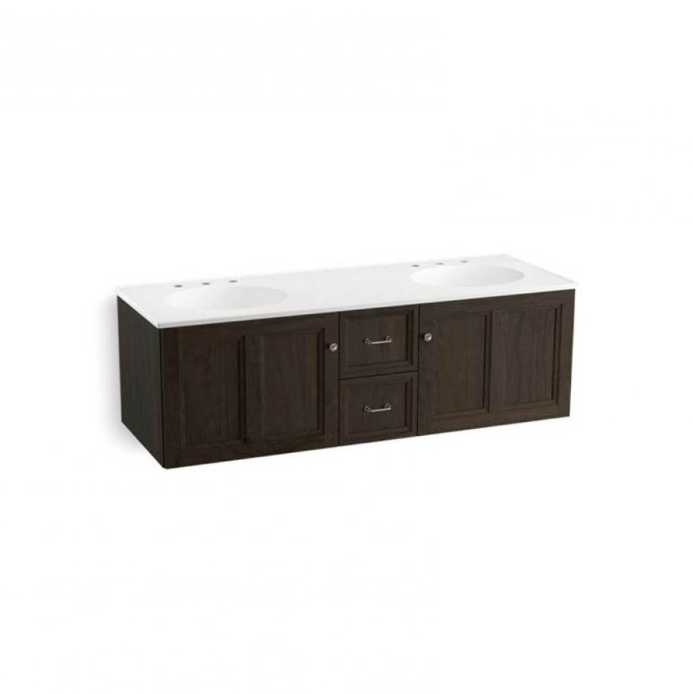 Damask™ Vanity, 60, 2 Door, 2 Drawer