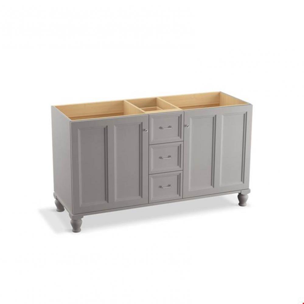 Damask™ Vanity, 60 2 Door 4 Dwr Legs