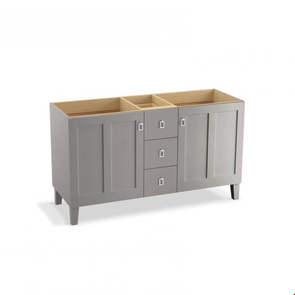 Poplin™ Vanity, 60 2 Door 4 Dwr Legs