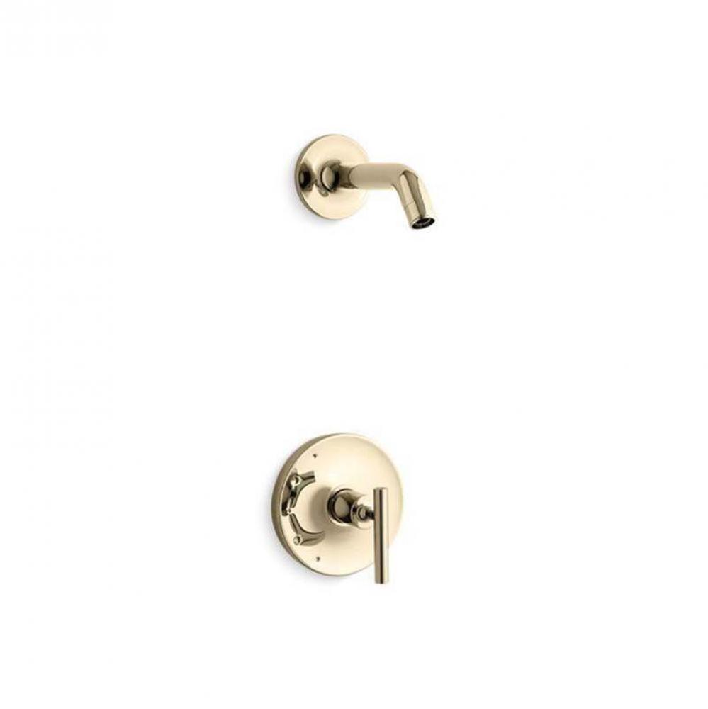 Purist® Rite-Temp(R) shower valve trim with lever handle, less showerhead