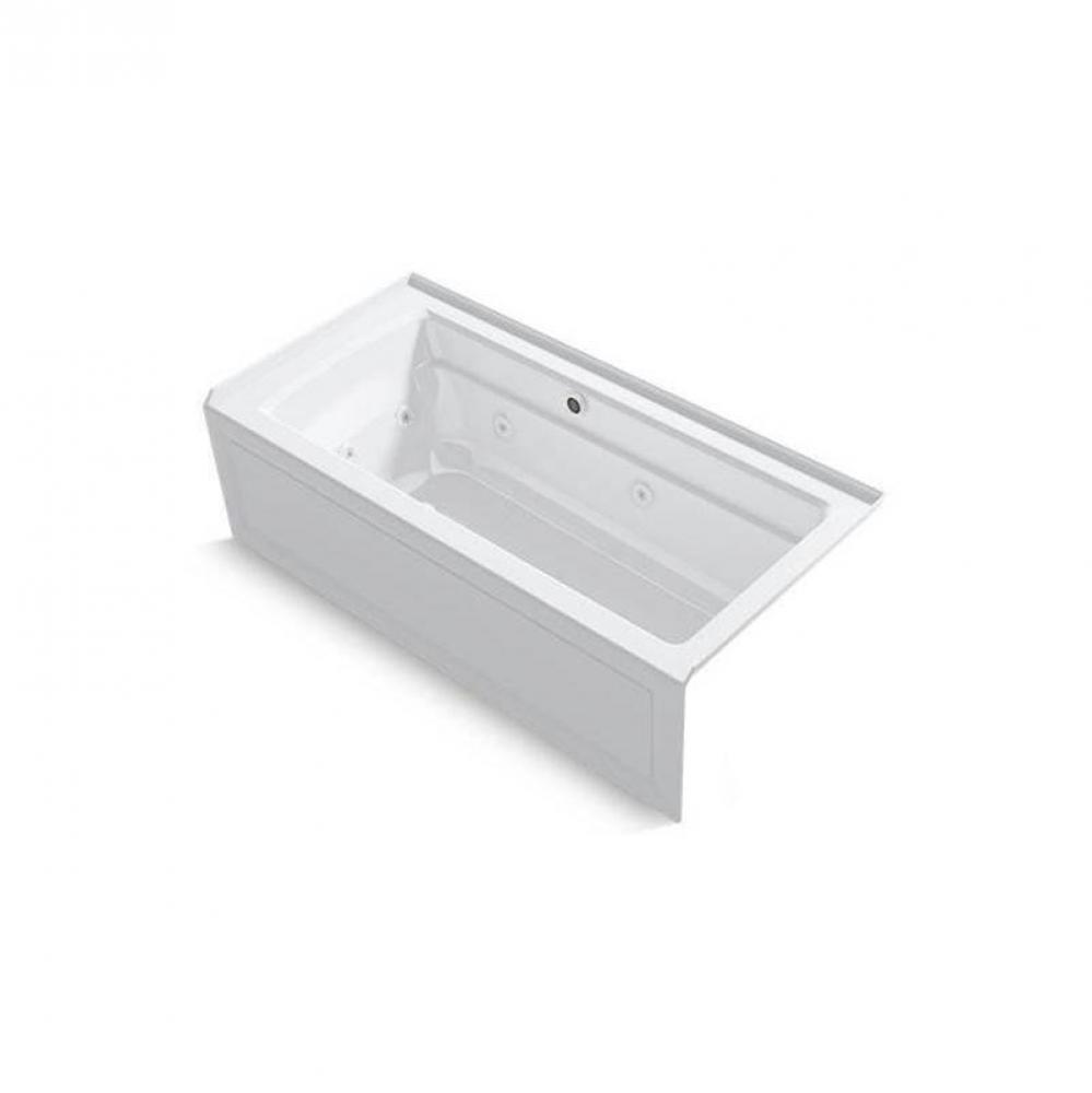 Archer® 66'' x 32'' alcove Heated BubbleMassage™ air bath and whirlpool