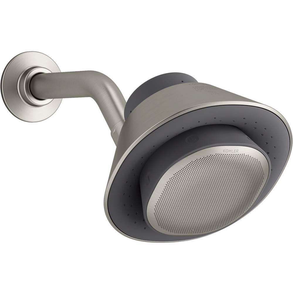 Moxie® 2.5 gpm showerhead and wireless speaker with Amazon Alexa