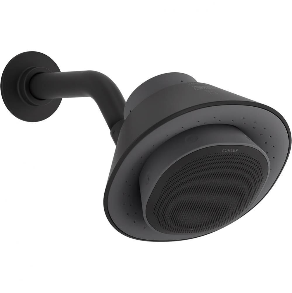 Moxie® 2.5 gpm showerhead and wireless speaker with Amazon Alexa