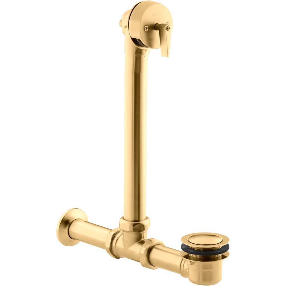 Iron Works® Exposed bath drain for above-the-floor installation