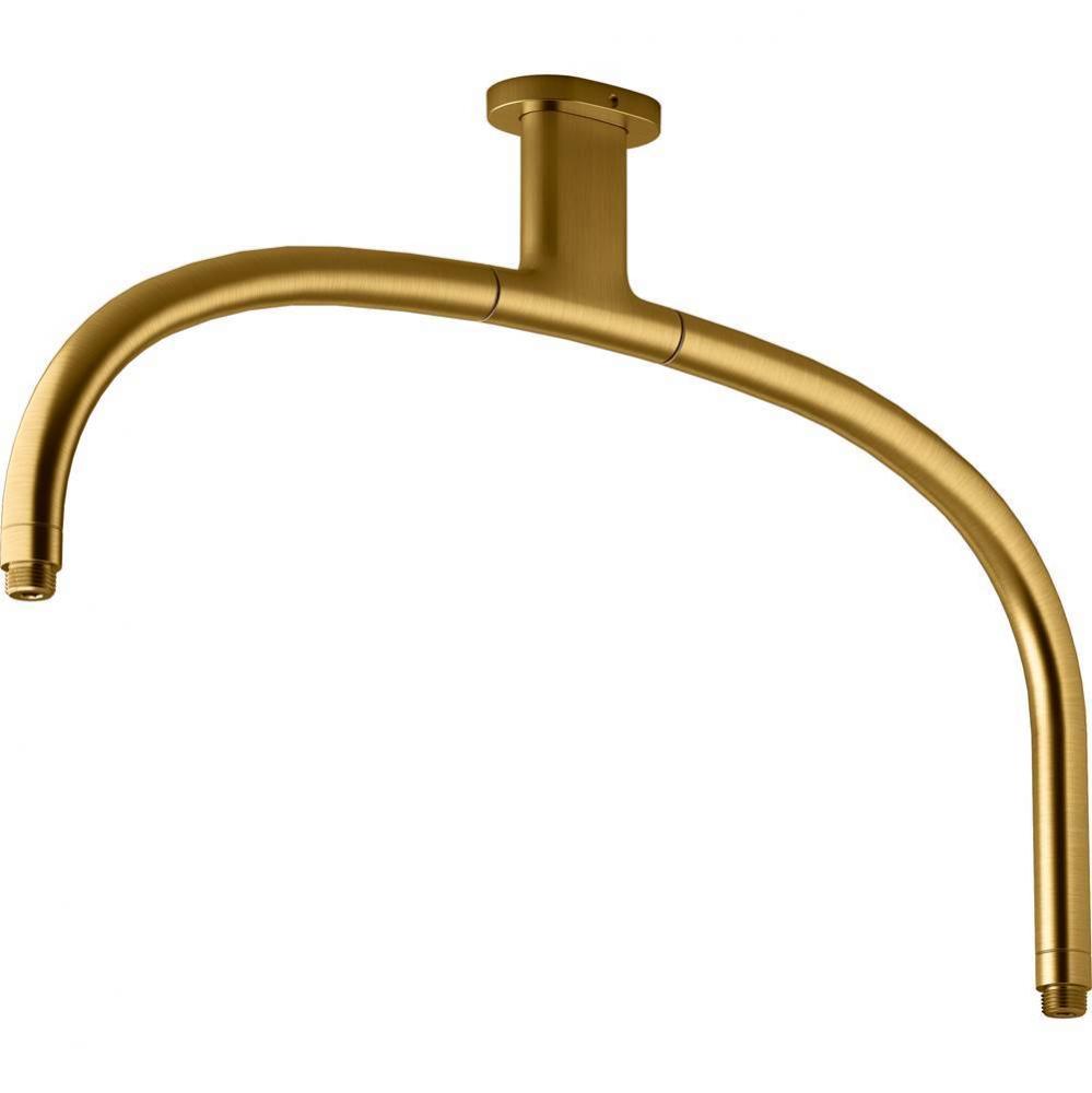 Statement® Ceiling-mount single-function dual rainhead arm