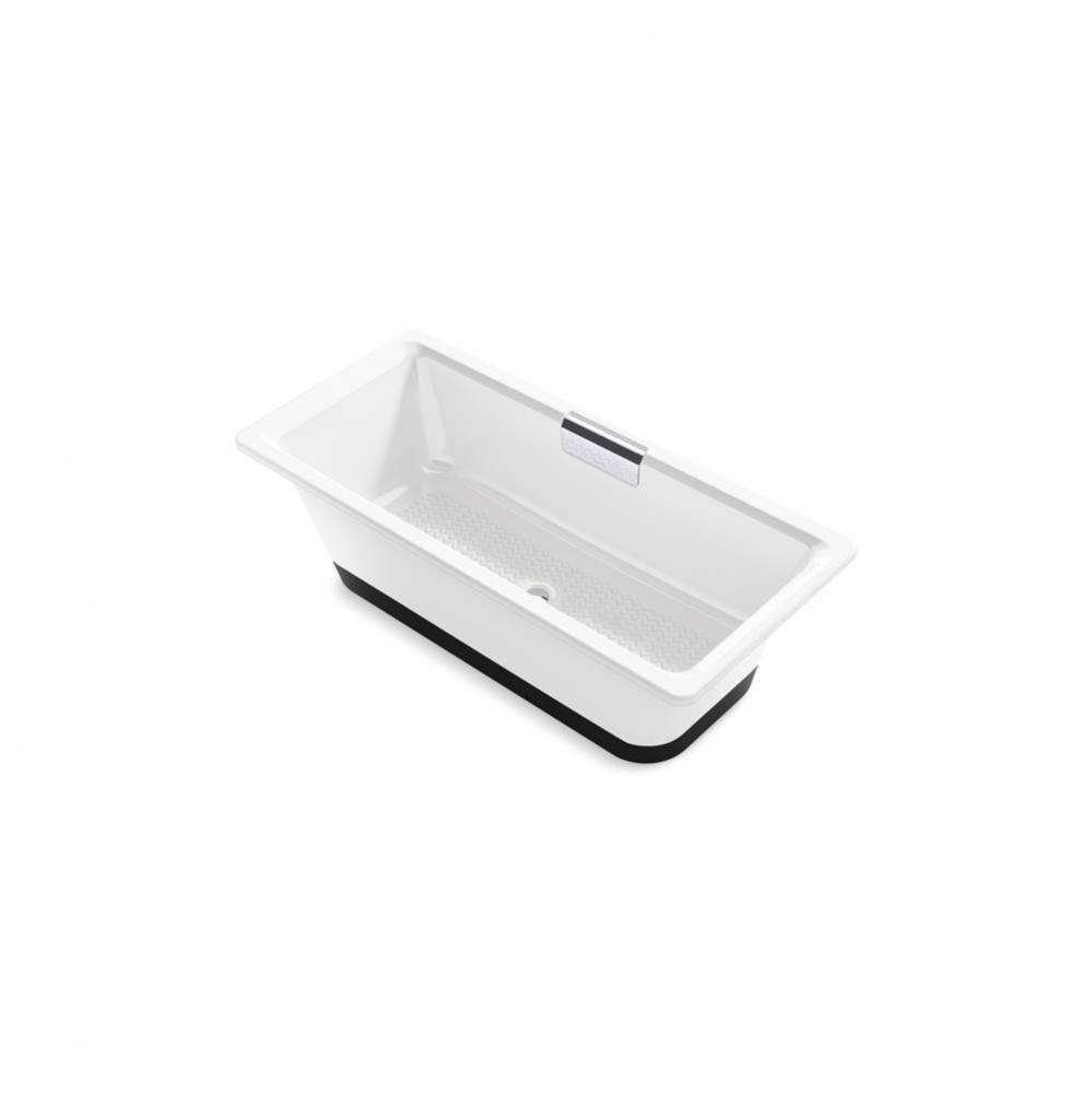 Volute™ 63'' x 28-3/8'' freestanding bath with base