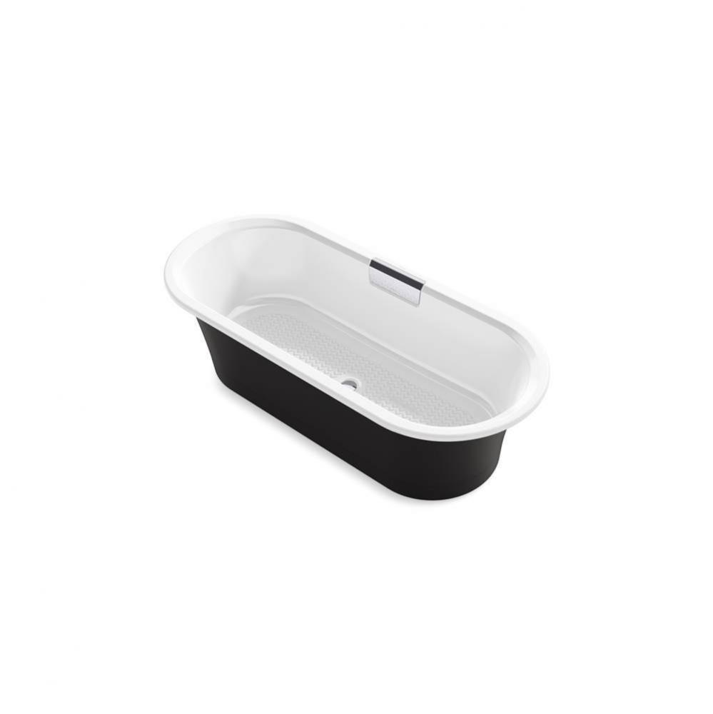 Volute™ 70-7/8'' x 30-3/8'' freestanding bath with base