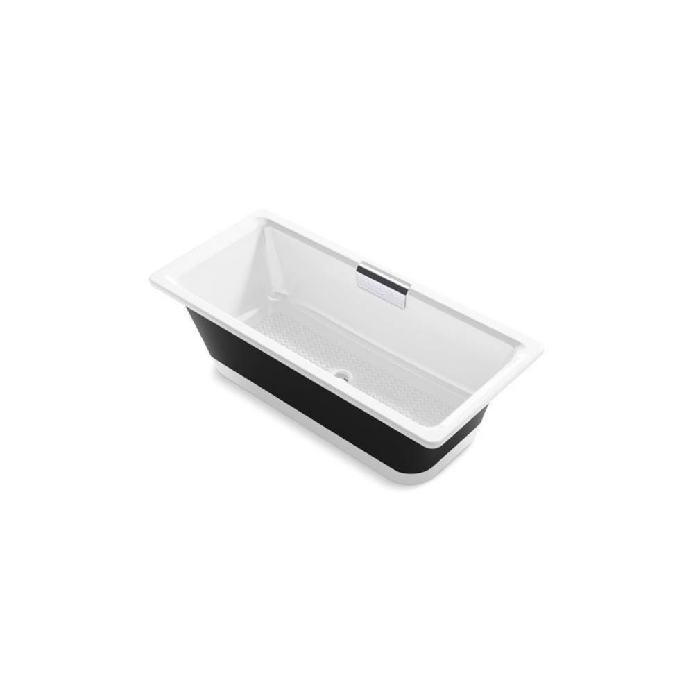 Volute™ 63'' x 28-3/8'' freestanding bath with base