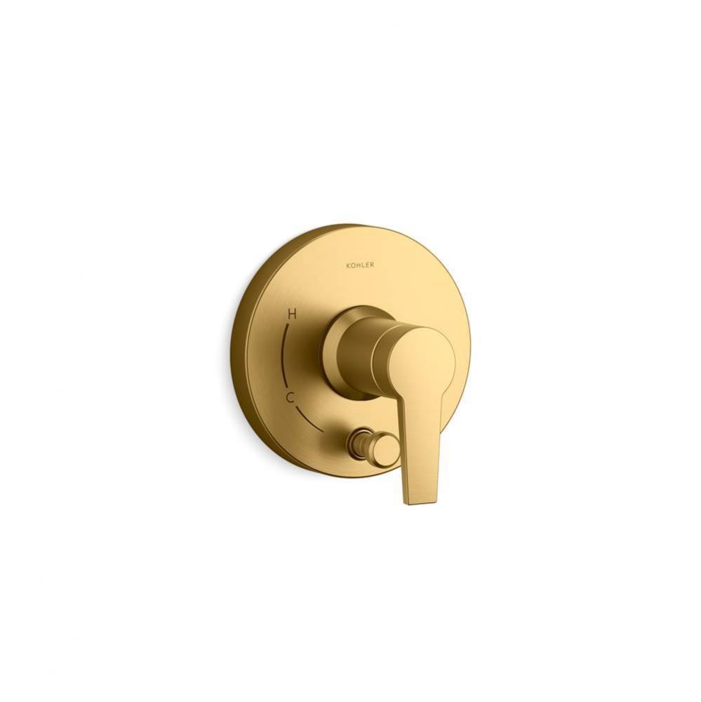 Pitch® Rite-Temp® valve trim with push-button diverter
