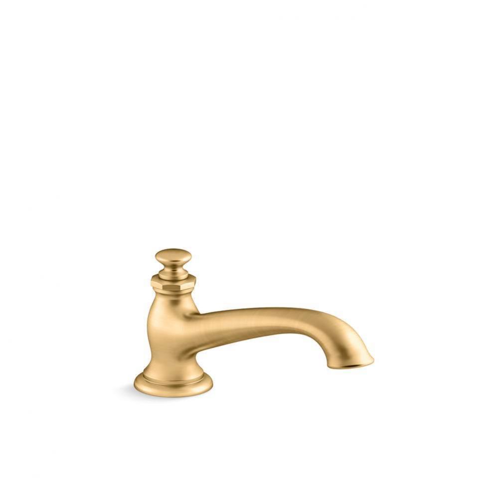 Artifacts® Deck-mount bath spout with flare design