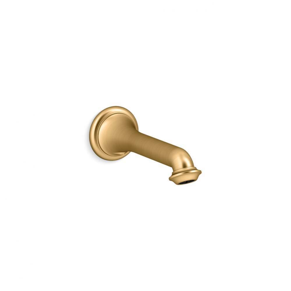 Artifacts® Wall-mount bath spout with turned design