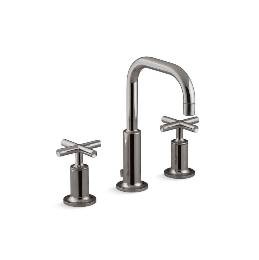 Purist® Widespread bathroom sink faucet with Cross handles, 1.2 gpm