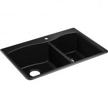 Kohler 28002-1-CM1 - Kennon® 33'' x 22'' x 9-5/8'' Neoroc® top-mount/undermount