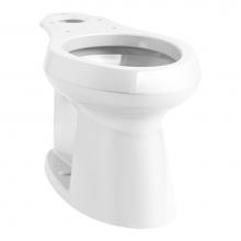 Kohler 80020-0 - Highline® Elongated toilet bowl with concealed trapway