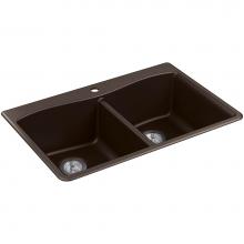 Kohler 8185-1-CM2 - Kennon® 33'' x 22'' x 9-5/8'' Neoroc® top-mount/undermount