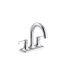 Kohler 28124-4K-CP - Venza® Centerset bathroom sink faucet, 1.0 gpm