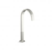 Kohler 77966-SN - Components® Bathroom sink faucet spout with Ribbon design, 1.2 gpm