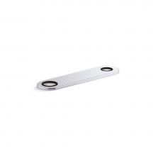 Kohler 38168-CP - 8'' two-hole escutcheon plate for Insight™ and Kinesis® lavatory faucets and soap