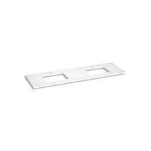 Kohler 36573-EST - Silestone® 73'' quartz vanity top with two rectangular cutouts