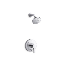 Kohler T35326-4H-CP - Elate® Rite-Temp® shower trim kit with push-button diverter, 1.5 gpm