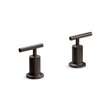 Kohler T14429-4-BGP - Purist® Deck- or wall-mount bath faucet handle trim with lever design