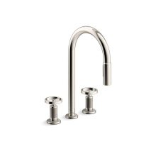 Kohler 28671-9-SN - Billet™ Pull-down kitchen sink faucet with two-function sprayhead
