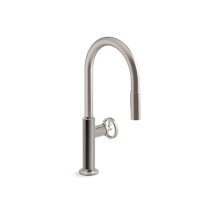 Kohler 28670-9RT2-VS - Billet™ Touchless pull-down kitchen sink faucet with two-function sprayhead