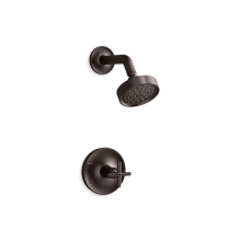 Kohler TS14422-3G-BGP - Purist® Rite-Temp® shower trim kit with cross handle, 1.75 gpm