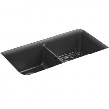 Kohler 8199-CM7 - Cairn® 33-1/2'' undermount double-bowl kitchen sink