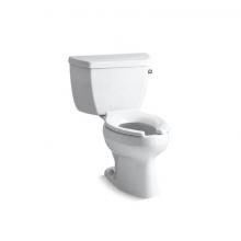 Kohler 3505-RA-0 - Wellworth® Classic Two-piece elongated toilet, 1.6 gpf