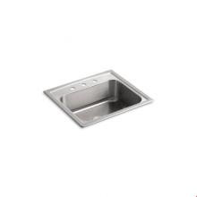 Kohler 3348-3-NA - Toccata™ 25'' x 22'' x 7-11/16'' top-mount single-bowl kitchen sin