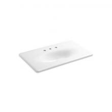 Kohler 3051-8-0 - Iron/Impressions® 37'' Enameled cast iron vanity top with integrated oval sink