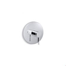 Kohler T10940-4-CP - Stillness® Valve trim with lever handle for thermostatic valve, requires valve