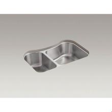 Kohler 3891-NA - Staccato™ 31-5/8'' x 19-9/16'' x 8-3/8'' Undermount double-bowl ex